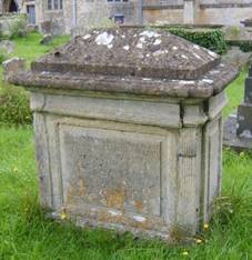 Brian Townsend the Collett family tomb St James South Wraxall cropped